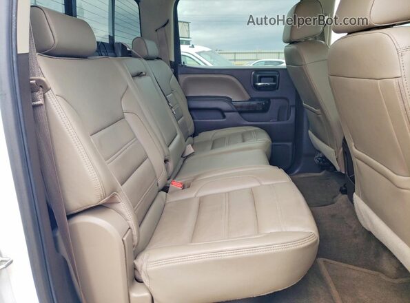 3GTU2PEC5GG294833 2016 GMC SIERRA White Rear seats view