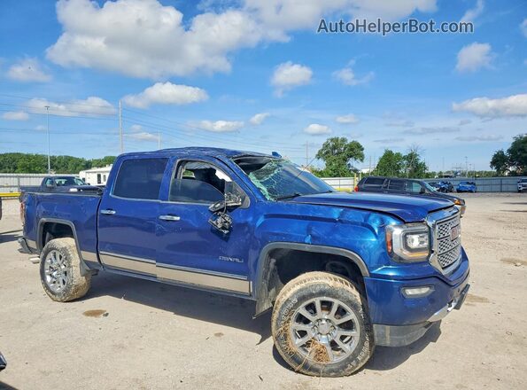 3GTU2PEC5GG311162 2016 GMC SIERRA Синий Передняя правая четверть