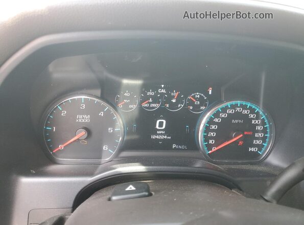 3GTU2PECXJG619824 2018 GMC SIERRA White Вид щитка приладів