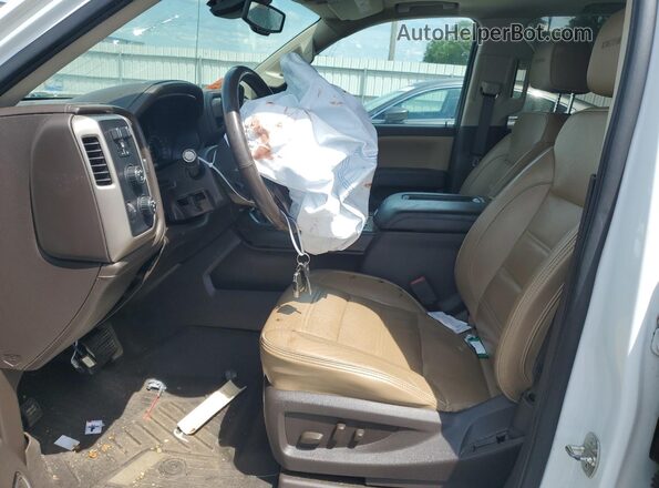 3GTU2PECXJG619824 2018 GMC SIERRA White Вид салону спереду
