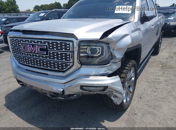 3GTU2PEJ3JG492476 2018 GMC SIERRA Серебряный Вид спереди