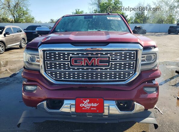 3GTU2PEJ5JG372792 2018 GMC SIERRA Красный Вид спереди