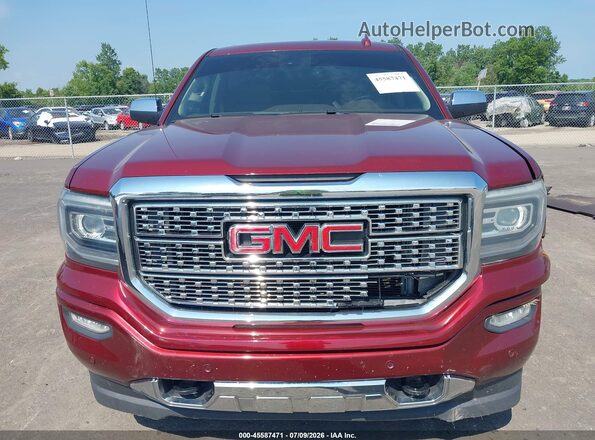 3GTU2PEJ6GG366363 2016 GMC SIERRA Red Vista del cuadro de instrumentos