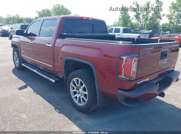 3GTU2PEJ6GG366363 2016 GMC SIERRA Red Trasero izquierdo