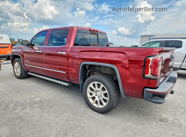 3GTU2PEJXGG160558 2016 GMC SIERRA Maroon Rear left