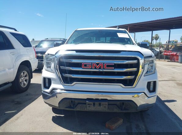 3GTU9BED8LG166779 2020 GMC SIERRA White Widok zestawu wskaźników