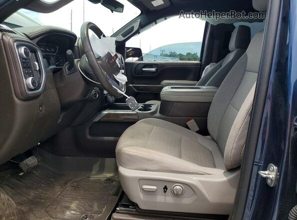3GTU9CED2LG303737 2020 GMC SIERRA Blue Вид салону спереду