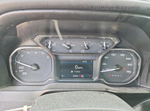 3GTU9CED2MG277092 2021 GMC SIERRA Black Widok zestawu wskaźników