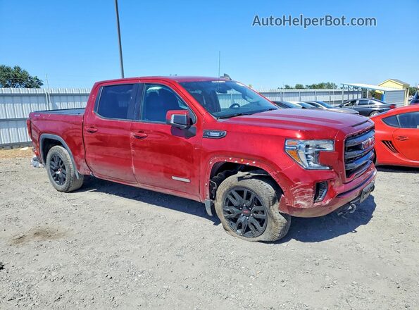 3GTU9CET2MG310874 2021 GMC SIERRA Burgundy Delantero derecho
