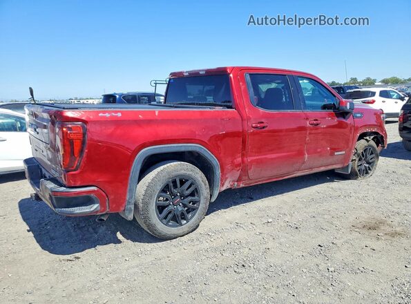 3GTU9CET2MG310874 2021 GMC SIERRA Burgundy Trasero derecho