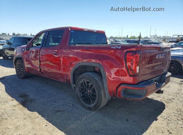 3GTU9CET2MG310874 2021 GMC SIERRA Burgundy Trasero izquierdo