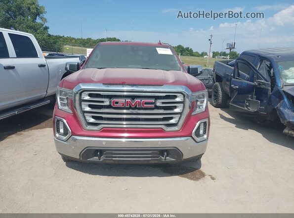 3GTU9DED1KG112122 2019 GMC SIERRA Burgundy Vista del cuadro de instrumentos