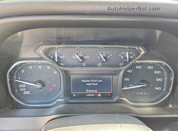 3GTU9DED4LG204231 2020 GMC SIERRA Белый Вид щитка приборов