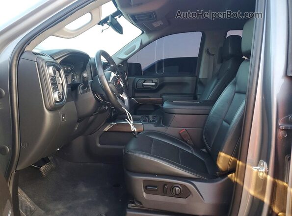 3GTU9DED5LG372878 2020 GMC SIERRA Gray Widok wnętrza z przodu