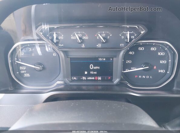 3GTU9DED5LG412277 2020 GMC SIERRA White უკანა სავარძლების ხედი