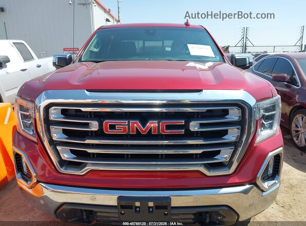 3GTU9DEDXLG116686 2020 GMC SIERRA Maroon ხელსაწყოთა პანელის ხედი