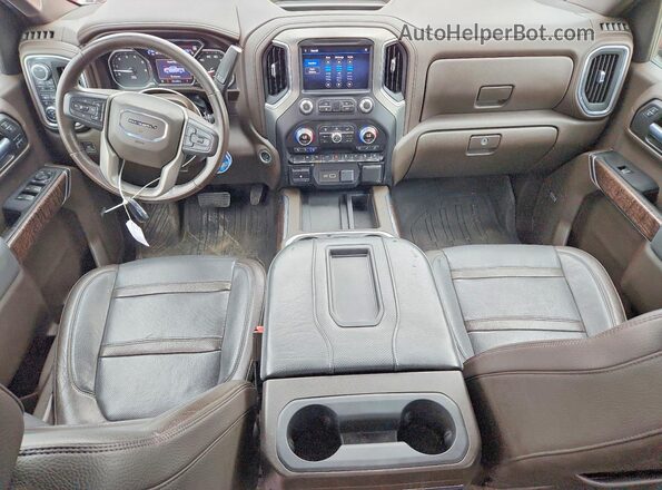 3GTU9FEL4NG156655 2022 GMC SIERRA Красный Вид панели приборов