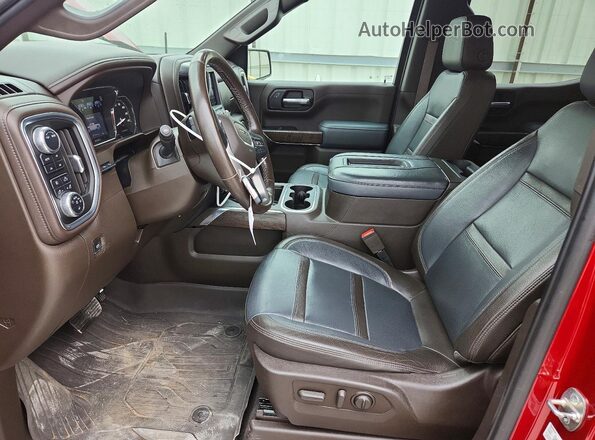 3GTU9FEL4NG156655 2022 GMC SIERRA Красный Вид салона спереди