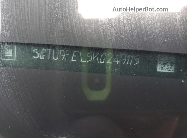 3GTU9FEL5KG249115 2019 GMC SIERRA Black Engine compartment view