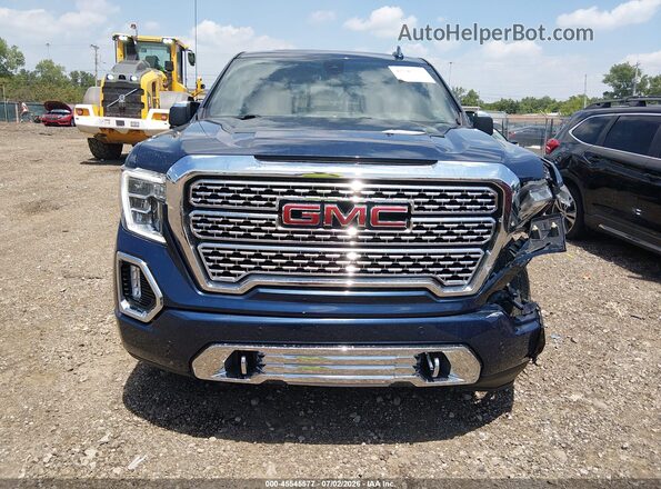 3GTU9FEL5MG424997 2021 GMC SIERRA Blue Instrument cluster view