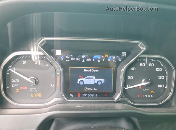 3GTU9FET3LG226403 2020 GMC SIERRA Black Вид щитка приладів