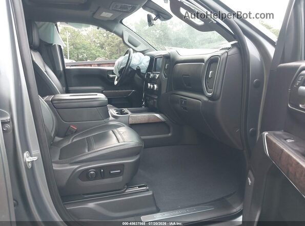 3GTU9FET5MG267097 2021 GMC SIERRA Серый Вид салона спереди