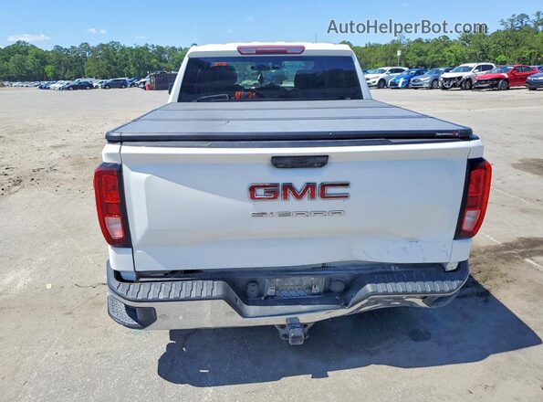 3GTUUAEDXNG557458 2022 GMC SIERRA White Widok z tyłu