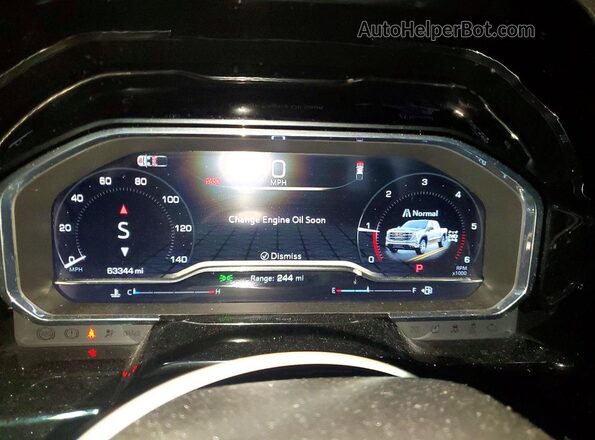 3GTUUCE80RG420758 2024 GMC SIERRA Черный Вид щитка приборов