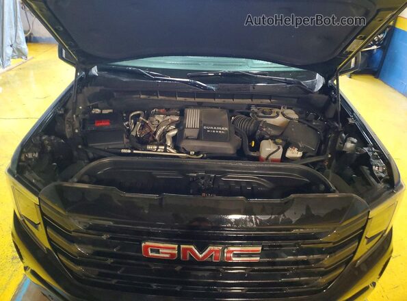 3GTUUCE80RG420758 2024 GMC SIERRA Черный Вид задней части салона