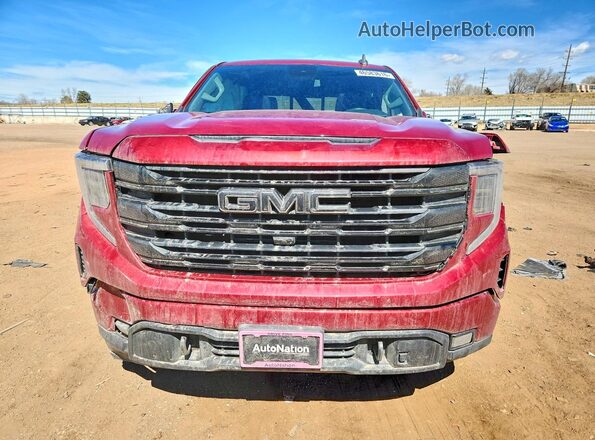 3GTUUCE84PG337590 2023 GMC SIERRA Red Front view