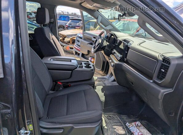 3GTUUCED6PG354792 2023 GMC SIERRA Charcoal Widok wnętrza z przodu