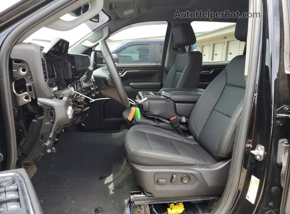 3GTUUDE87RG155746 2024 GMC SIERRA Black Widok wnętrza z przodu