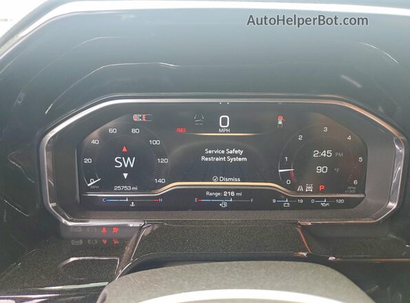 3GTUUDED0RG363321 2024 GMC SIERRA White Սարքավորումների վահանակի տեսք