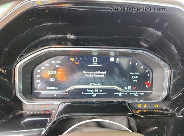 3GTUUDED2PG148374 2023 GMC SIERRA White Vista del cuadro de instrumentos