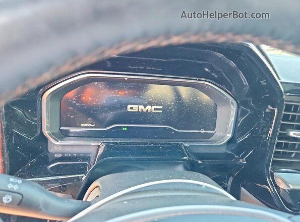 3GTUUDED2PG264061 2023 GMC SIERRA Черный Вид щитка приборов