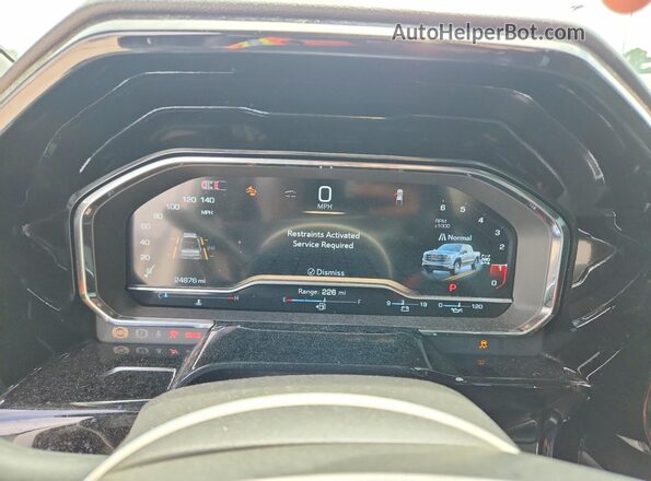 3GTUUDED2RG272776 2024 GMC SIERRA Белый Вид щитка приборов