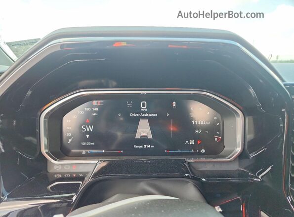 3GTUUDED5TG105500 2026 GMC SIERRA Gray Vista del cuadro de instrumentos