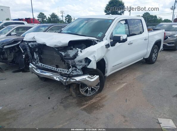 3GTUUDED6SG353091 2025 GMC SIERRA White Vista tres cuartos delantera izquierda