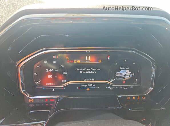3GTUUDED7RG258100 2024 GMC SIERRA Угольный Вид щитка приборов