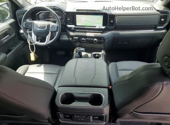 3GTUUDED7RG258100 2024 GMC SIERRA Угольный Вид панели приборов