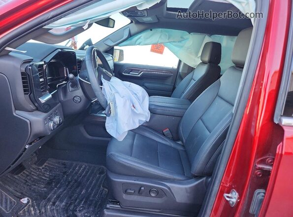 3GTUUDEL0RG142728 2024 GMC SIERRA Burgundy Вид салону спереду