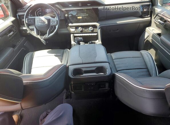 3GTUUFE89SG126766 2025 GMC SIERRA Maroon Dashboard view