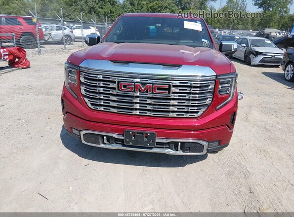 3GTUUGE81RG287175 2024 GMC SIERRA Red Вид щитка приладів