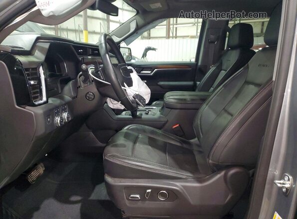 3GTUUGE82RG378049 2024 GMC SIERRA Silver Widok wnętrza z przodu