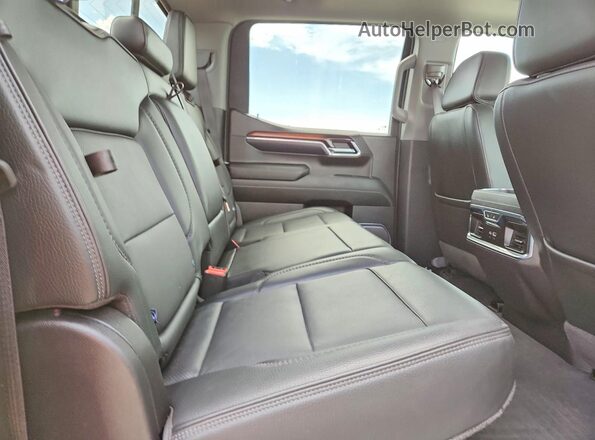 3GTUUGE83RG198966 2024 GMC SIERRA White Rear seats view