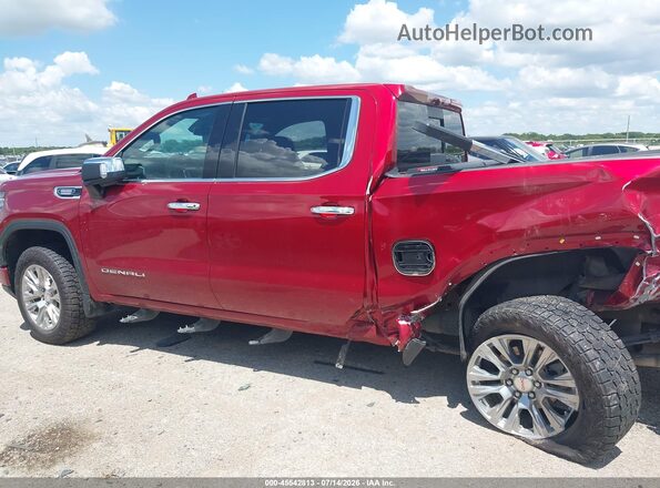 3GTUUGE86PG361638 2023 GMC SIERRA Maroon Vista interior trasera