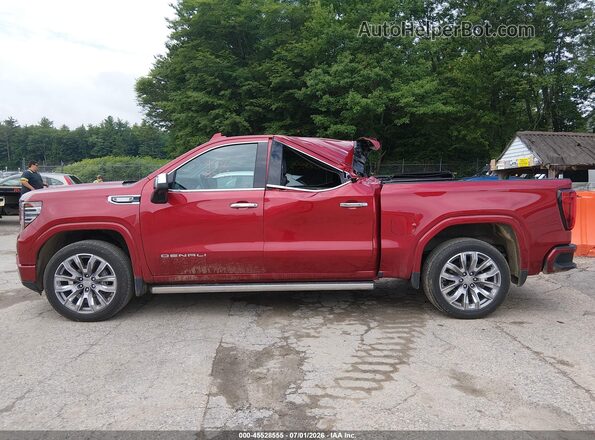 3GTUUGE8XRG170033 2024 GMC SIERRA Red Widok wnętrza 360 stopni