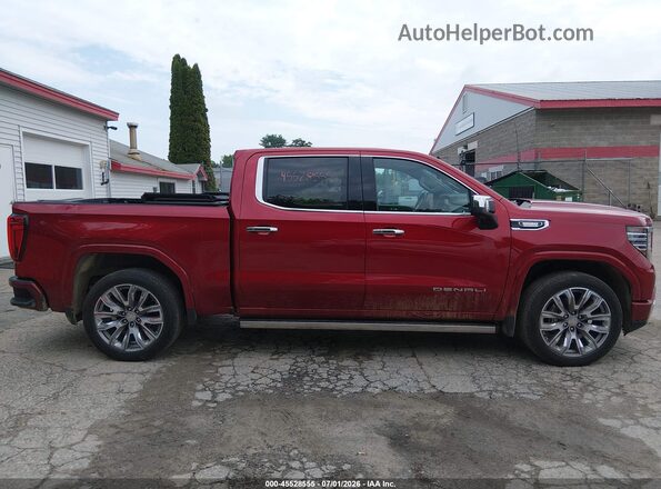 3GTUUGE8XRG170033 2024 GMC SIERRA Red Widok wnętrza z tyłu