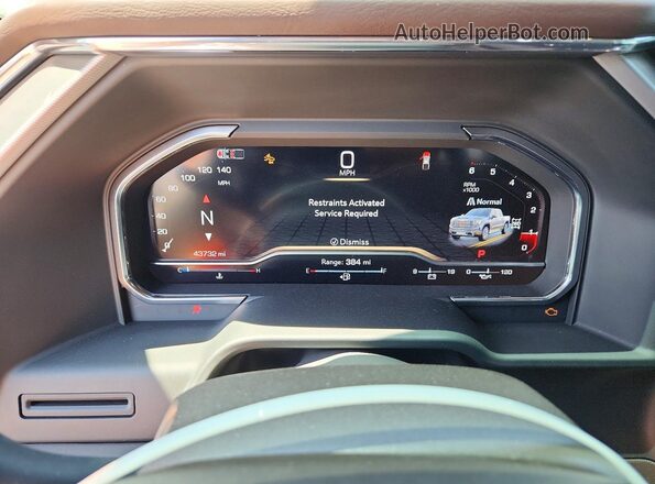 3GTUUGED0RG376927 2024 GMC SIERRA Gray Vista del cuadro de instrumentos