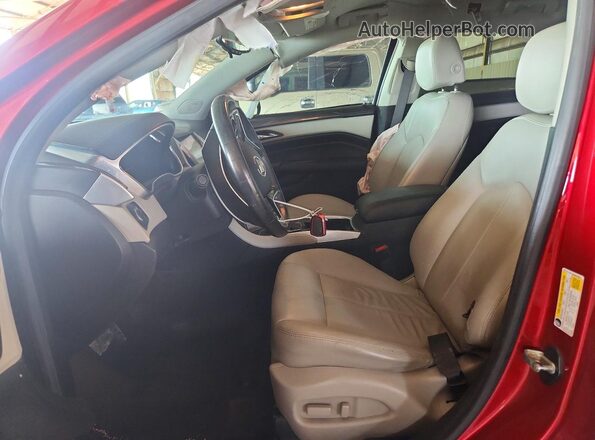 3GYFNAE33GS578823 2016 CADILLAC SRX Красный Вид салона спереди